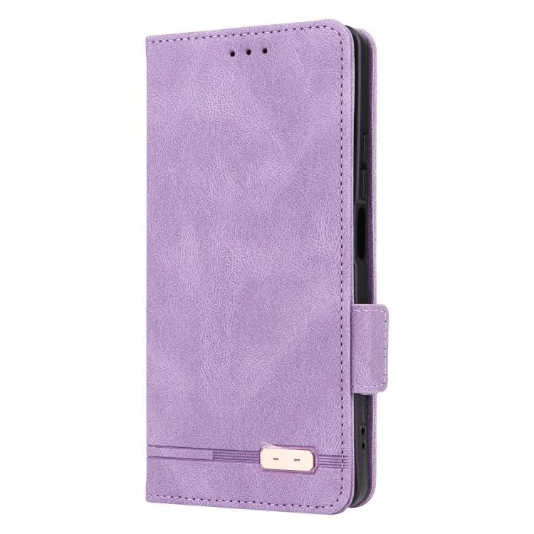 For Xiaomi Redmi Note 13 5G Magnetic Clasp Leather Phone Case(Purple) - Note 13 Cases by PMC TechLife | Online Shopping South Africa | PMC TechLife | Buy Now Pay Later Mobicred