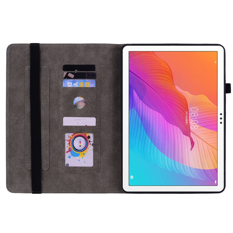 For Huawei MatePad T 10s / Enjoy Tablet 2 Butterfly Rose Embossed Leather Tablet Case(Pink) - Huawei Cases by PMC TechLife | Online Shopping South Africa | PMC TechLife | Buy Now Pay Later Mobicred