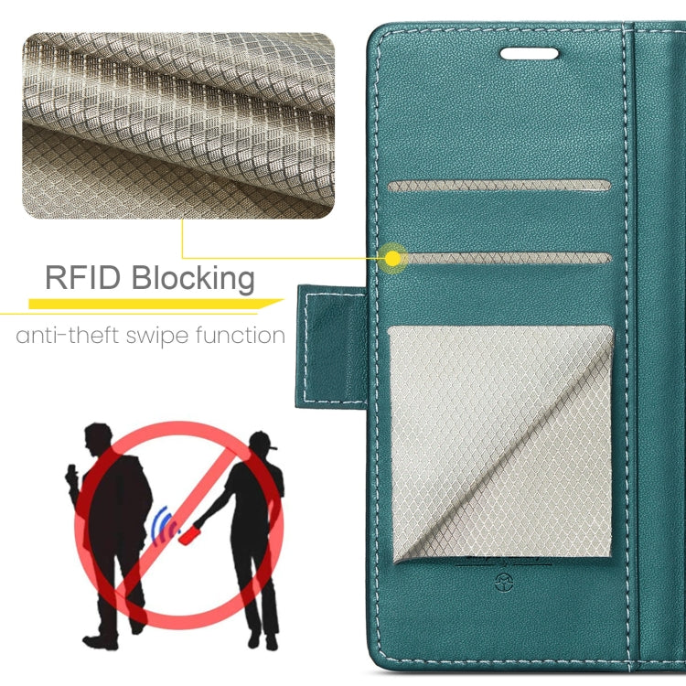 For Google Pixel 8a CaseMe 023 Butterfly Buckle Litchi Texture RFID Anti-theft Leather Phone Case(Pearly Blue) - free shipping - PMC Jewellery - Order now!