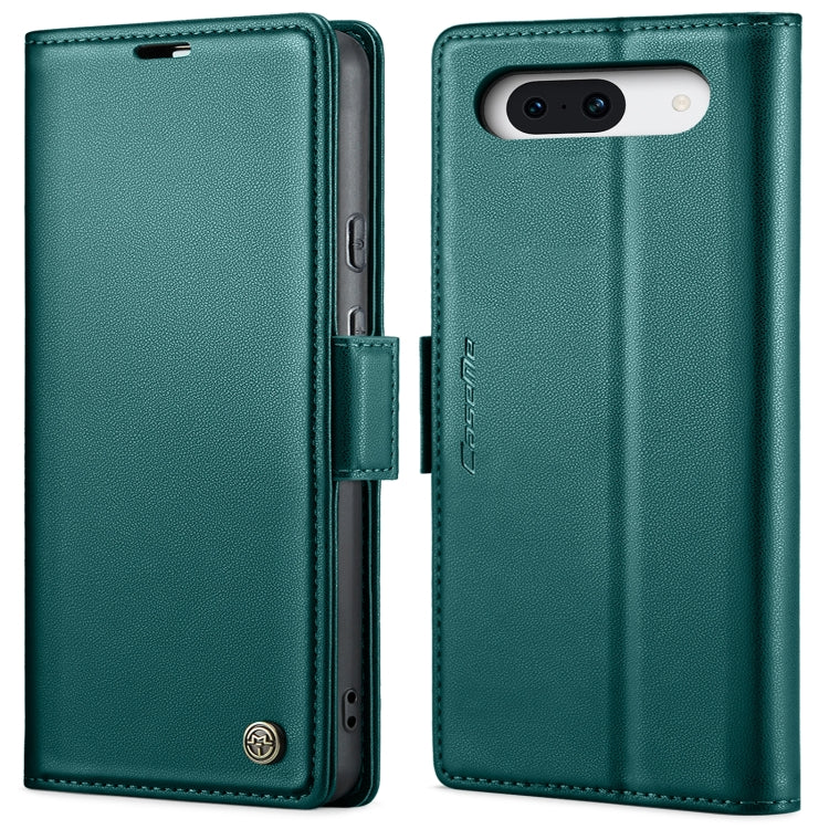 For Google Pixel 8a CaseMe 023 Butterfly Buckle Litchi Texture RFID Anti-theft Leather Phone Case(Pearly Blue) - free shipping - PMC Jewellery - Order now!