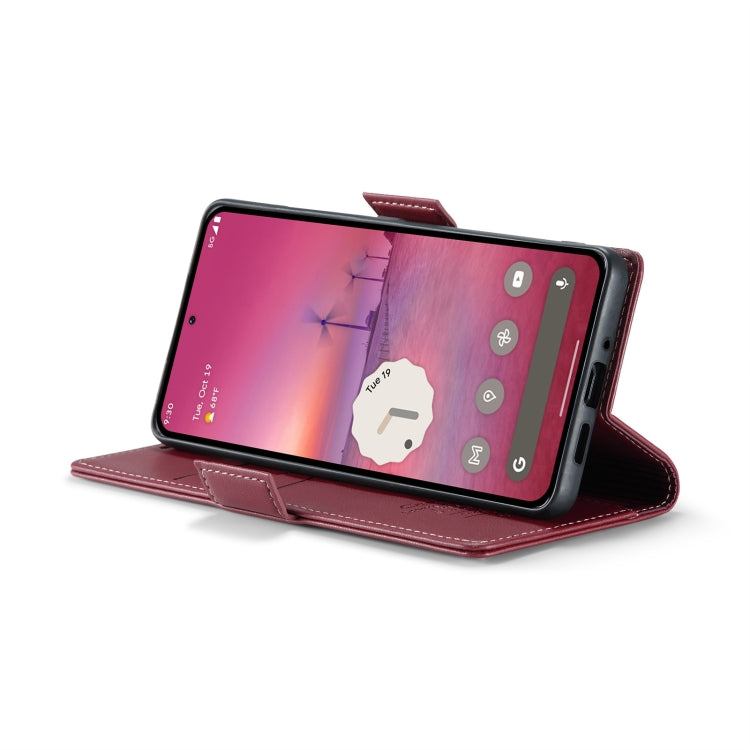 For Google Pixel 9 Pro XL CaseMe 023 Butterfly Buckle Litchi Texture RFID Anti-theft Leather Phone Case(Wine Red) - Google Cases by CaseMe | Online Shopping South Africa | PMC TechLife | Buy Now Pay Later Mobicred