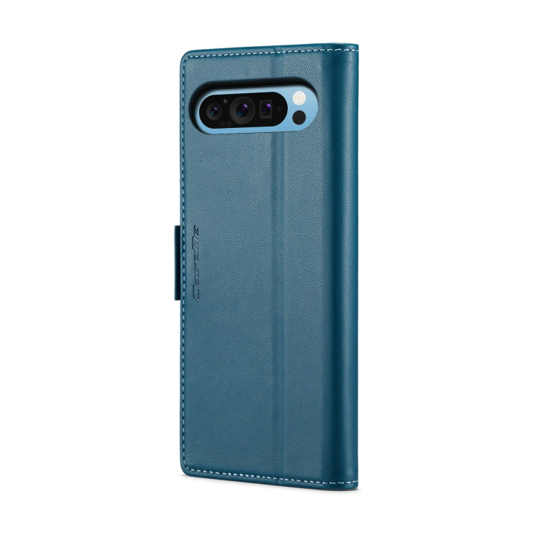 For Google Pixel 9 Pro XL CaseMe 023 Butterfly Buckle Litchi Texture RFID Anti-theft Leather Phone Case(Blue) - Google Cases by CaseMe | Online Shopping South Africa | PMC TechLife | Buy Now Pay Later Mobicred