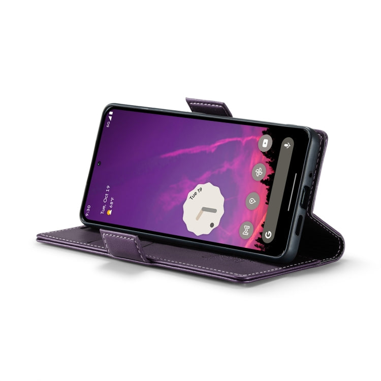 For Google Pixel 9 Pro XL CaseMe 023 Butterfly Buckle Litchi Texture RFID Anti-theft Leather Phone Case(Pearly Purple) - Google Cases by CaseMe | Online Shopping South Africa | PMC TechLife | Buy Now Pay Later Mobicred