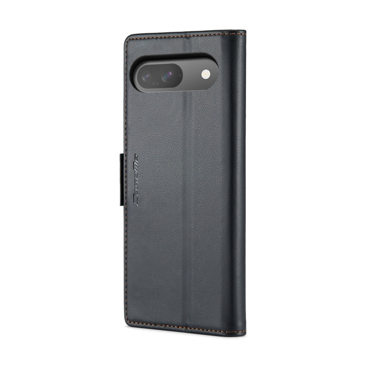 For Google Pixel 9 / 9 Pro CaseMe 023 Butterfly Buckle Litchi Texture RFID Anti-theft Leather Phone Case(Black) - Google Cases by CaseMe | Online Shopping South Africa | PMC TechLife | Buy Now Pay Later Mobicred