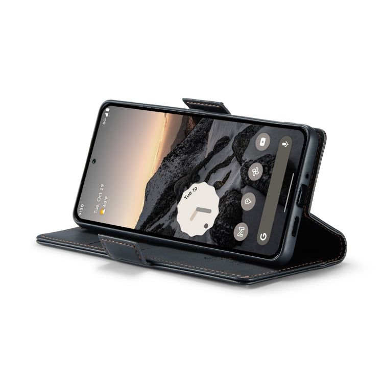 For Google Pixel 9 / 9 Pro CaseMe 023 Butterfly Buckle Litchi Texture RFID Anti-theft Leather Phone Case(Black) - Google Cases by CaseMe | Online Shopping South Africa | PMC TechLife | Buy Now Pay Later Mobicred
