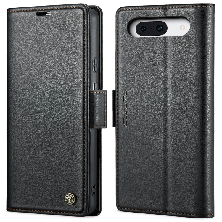For Google Pixel 9 / 9 Pro CaseMe 023 Butterfly Buckle Litchi Texture RFID Anti-theft Leather Phone Case(Black) - Google Cases by CaseMe | Online Shopping South Africa | PMC TechLife | Buy Now Pay Later Mobicred