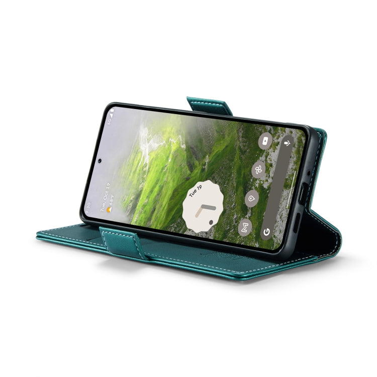 For Google Pixel 9 / 9 Pro CaseMe 023 Butterfly Buckle Litchi Texture RFID Anti-theft Leather Phone Case(Pearly Blue) - Google Cases by CaseMe | Online Shopping South Africa | PMC TechLife | Buy Now Pay Later Mobicred