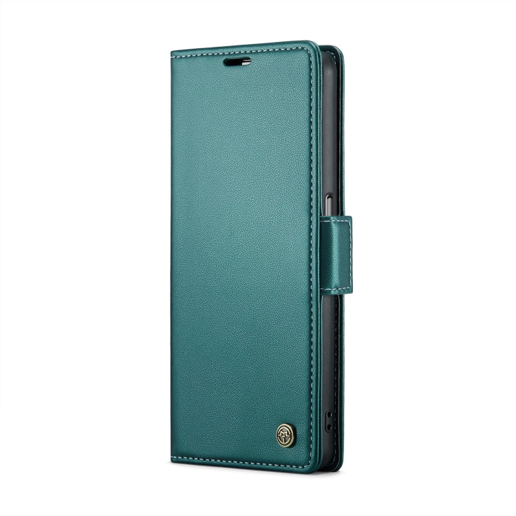 For OPPO A57 4G Global/A57s 4G Global CaseMe 023 Butterfly Buckle Litchi Texture RFID Anti-theft Leather Phone Case(Pearly Blue) - OPPO Cases by CaseMe | Online Shopping South Africa | PMC Jewellery | Buy Now Pay Later Mobicred