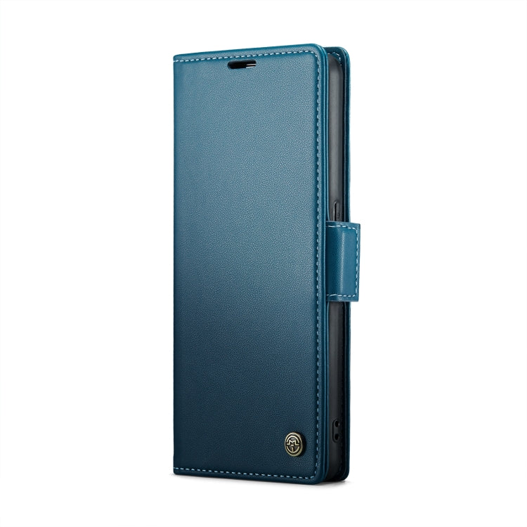 For OPPO Reno8 T 5G/A1 Pro 5G CaseMe 023 Butterfly Buckle Litchi Texture RFID Anti-theft Leather Phone Case(Blue) - OPPO Cases by CaseMe | Online Shopping South Africa | PMC Jewellery | Buy Now Pay Later Mobicred