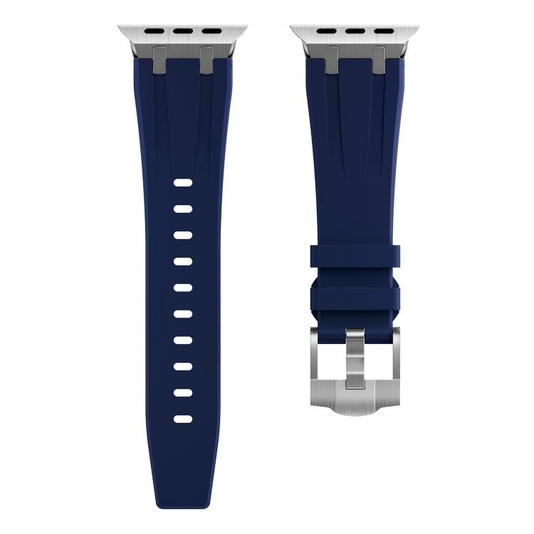 AP Silicone Watch Band For Apple Watch Series 10 42mm(Silver Blue) - free shipping - PMC TechLife - Order now!