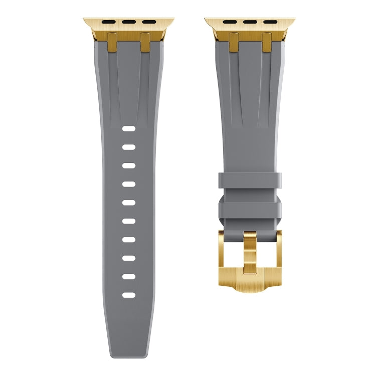 AP Silicone Watch Band For Apple Watch Series 10 46mm(Gold Grey) - free shipping - PMC TechLife - Order now!