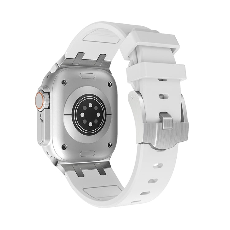 AP Silicone Watch Band For Apple Watch Series 10 46mm(Silver White) - free shipping - PMC TechLife - Order now!