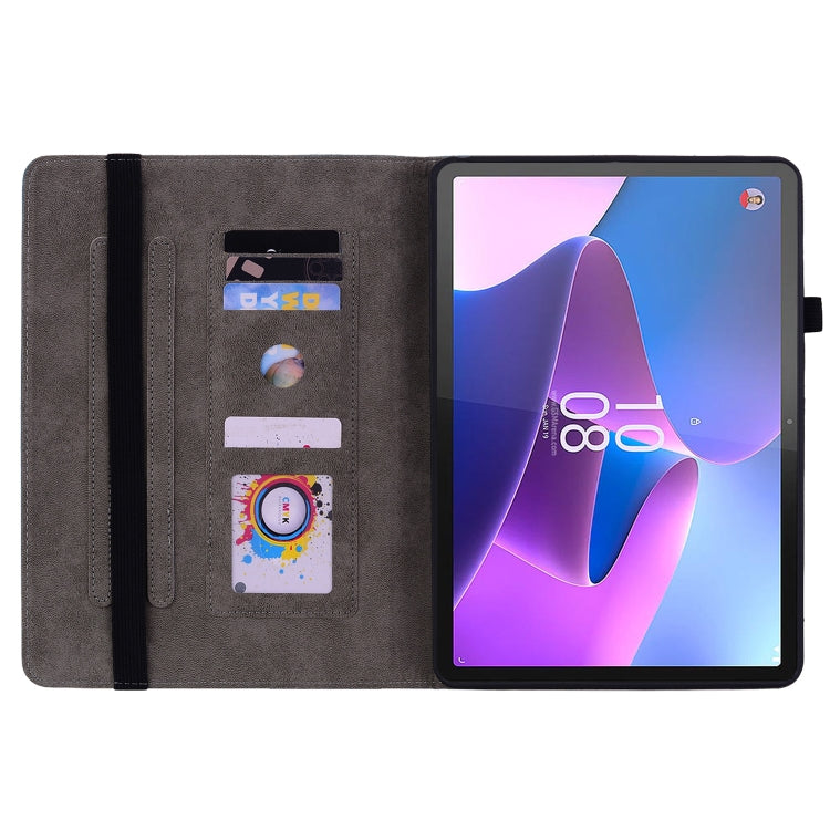 For Lenovo Tab P11 Gen 2 11.5 Butterfly Rose Embossed Leather Tablet Case(Green) - free shipping - PMC TechLife - Order now!