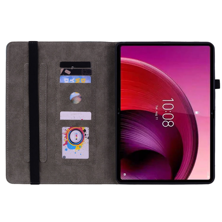 For Lenovo Tab M11/Xiaoxin Pad 11 2024 Butterfly Rose Embossed Leather Tablet Case(Rose Red) - Lenovo by PMC TechLife | Online Shopping South Africa | PMC TechLife | Buy Now Pay Later Mobicred