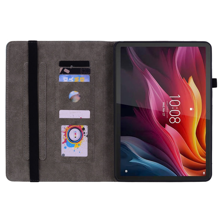 For Lenovo Tab K11 Plus Butterfly Rose Embossed Leather Tablet Case(Rose Red) - Lenovo by PMC TechLife | Online Shopping South Africa | PMC TechLife | Buy Now Pay Later Mobicred