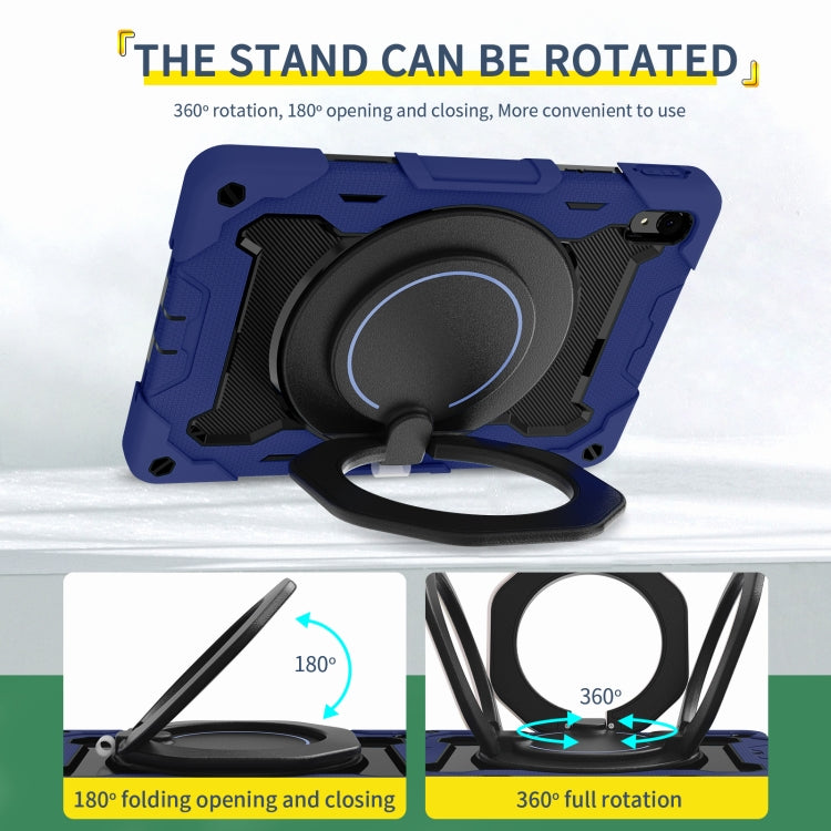 For Huawei MatePad 11 2023 Armor Contrast Color Silicone + PC Tablet Case(Navy Blue) - Huawei by PMC TechLife | Online Shopping South Africa | PMC TechLife | Buy Now Pay Later Mobicred