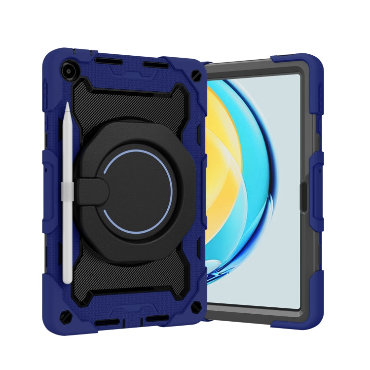 For Huawei MatePad SE 10.4 2023 Armor Contrast Color Silicone + PC Tablet Case(Navy Blue) - Huawei by PMC TechLife | Online Shopping South Africa | PMC TechLife | Buy Now Pay Later Mobicred