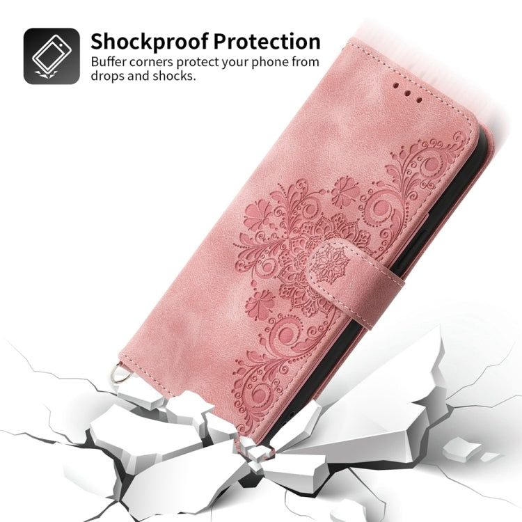 For Huawei Pura 70 Pro / Pura 70 Pro+ Skin Feel Flowers Embossed Wallet Leather Phone Case(Pink) - free shipping - PMC Jewellery - Order now!