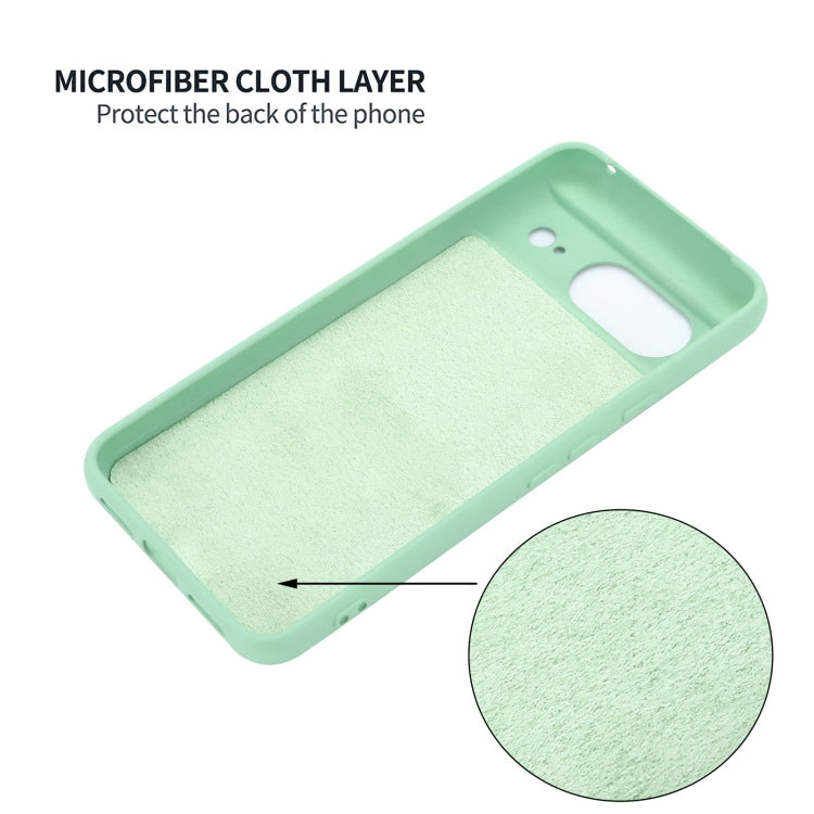 For Google Pixel 8 Pure Color Liquid Silicone Shockproof Phone Case(Green) - free shipping - PMC TechLife - Order now!