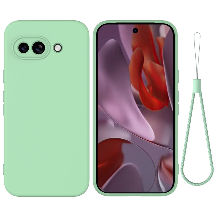 For Google Pixel 9a Pure Color Liquid Silicone Shockproof Phone Case(Green) - free shipping - PMC TechLife - Order now!