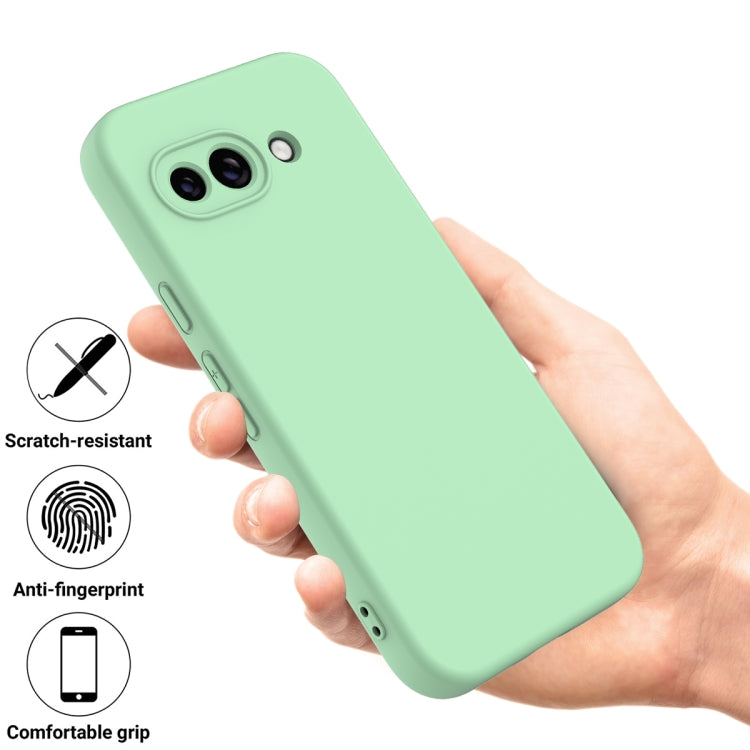 For Google Pixel 9a Pure Color Liquid Silicone Shockproof Phone Case(Green) - free shipping - PMC TechLife - Order now!