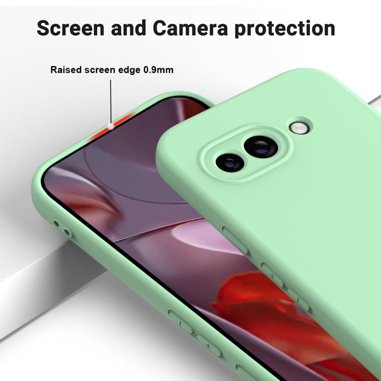 For Google Pixel 9a Pure Color Liquid Silicone Shockproof Phone Case(Green) - free shipping - PMC TechLife - Order now!
