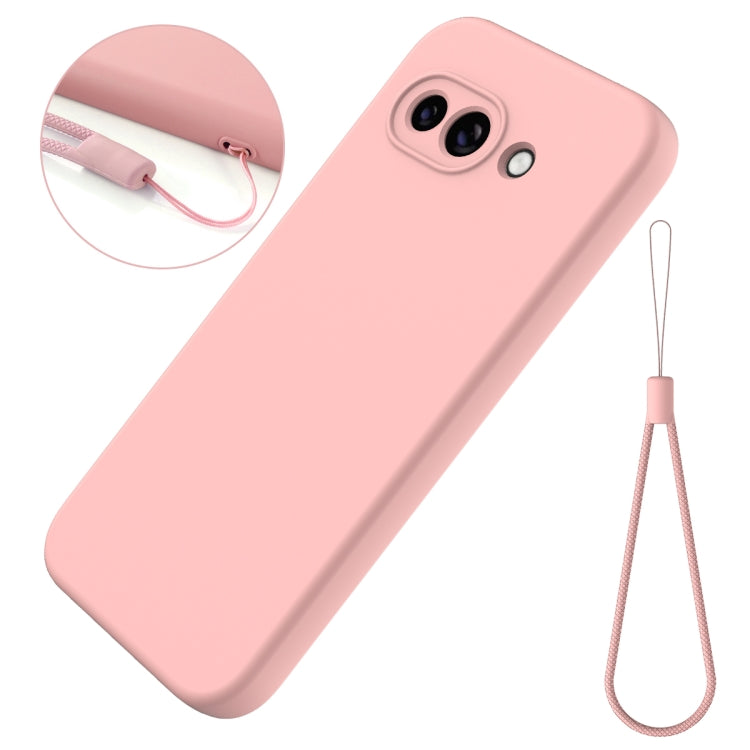 For Google Pixel 9a Pure Color Liquid Silicone Shockproof Phone Case(Pink) - free shipping - PMC TechLife - Order now!