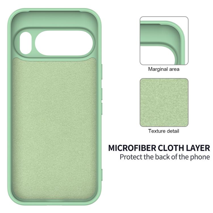 For Google Pixel 10 Pro XL Pure Color Liquid Silicone Shockproof Phone Case(Green) - free shipping - PMC TechLife - Order now!