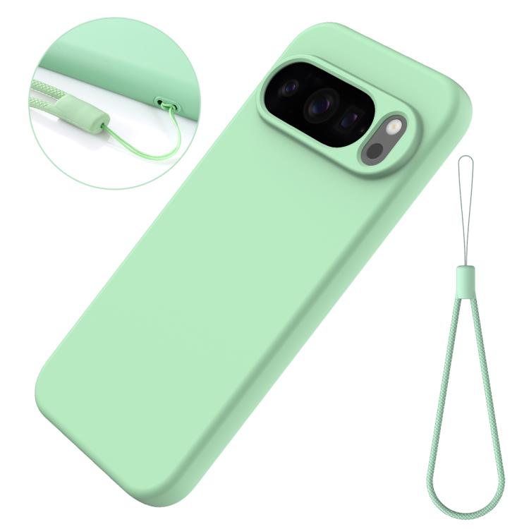 For Google Pixel 10 Pro XL Pure Color Liquid Silicone Shockproof Phone Case(Green) - free shipping - PMC TechLife - Order now!
