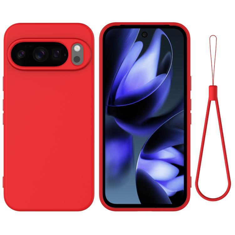 For Google Pixel 10 Pro XL Pure Color Liquid Silicone Shockproof Phone Case(Red) - free shipping - PMC TechLife - Order now!