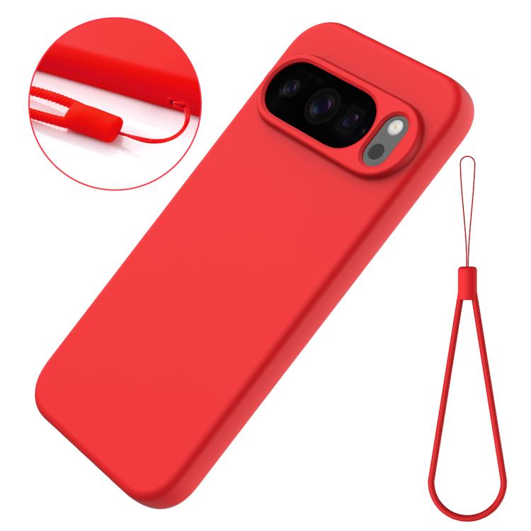 For Google Pixel 10 Pro XL Pure Color Liquid Silicone Shockproof Phone Case(Red) - free shipping - PMC TechLife - Order now!