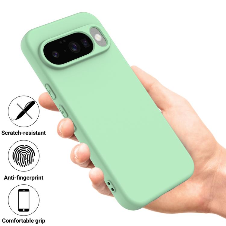 For Google Pixel 10 Pure Color Liquid Silicone Shockproof Phone Case(Green) - free shipping - PMC TechLife - Order now!