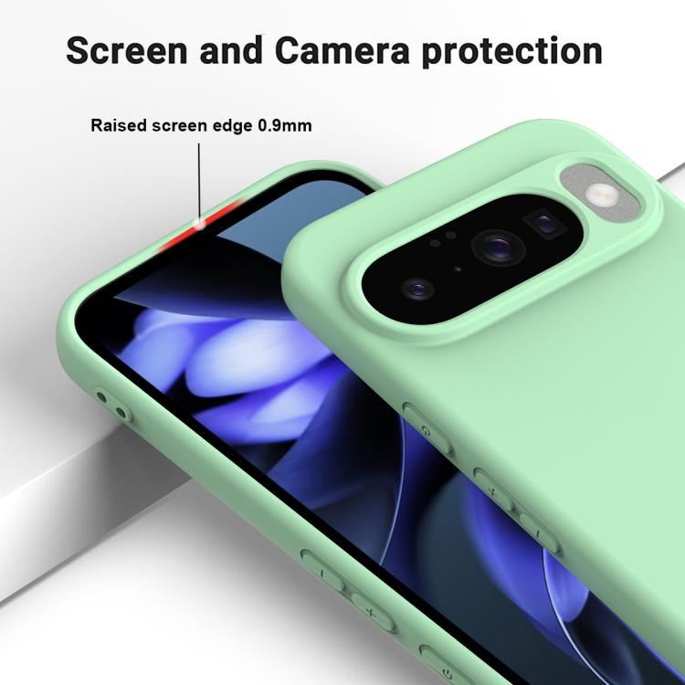For Google Pixel 10 Pure Color Liquid Silicone Shockproof Phone Case(Green) - free shipping - PMC TechLife - Order now!