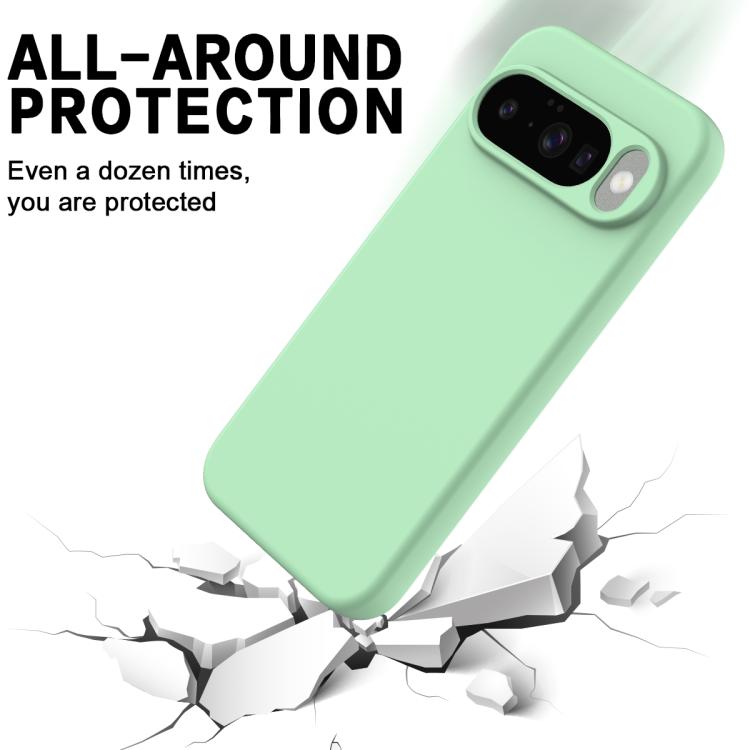 For Google Pixel 10 Pure Color Liquid Silicone Shockproof Phone Case(Green) - free shipping - PMC TechLife - Order now!