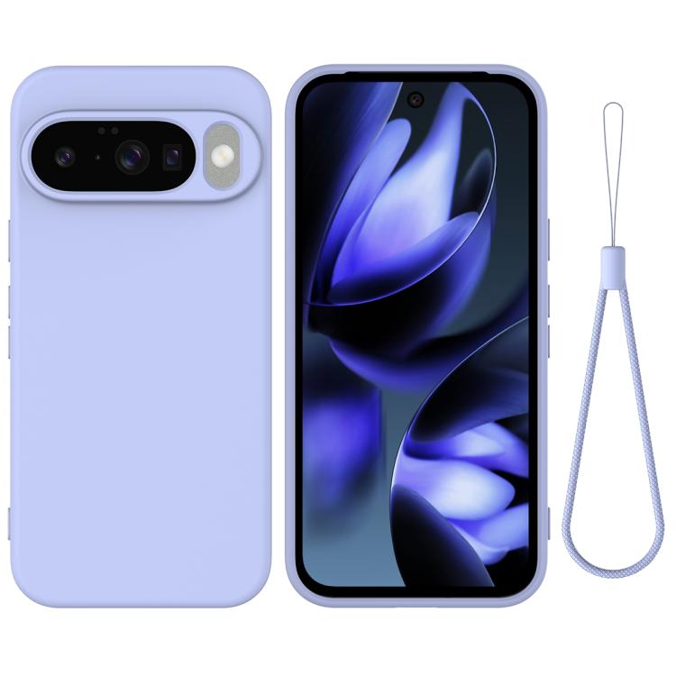For Google Pixel 10 Pure Color Liquid Silicone Shockproof Phone Case(Purple) - free shipping - PMC TechLife - Order now!