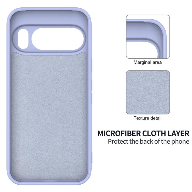 For Google Pixel 10 Pure Color Liquid Silicone Shockproof Phone Case(Purple) - free shipping - PMC TechLife - Order now!