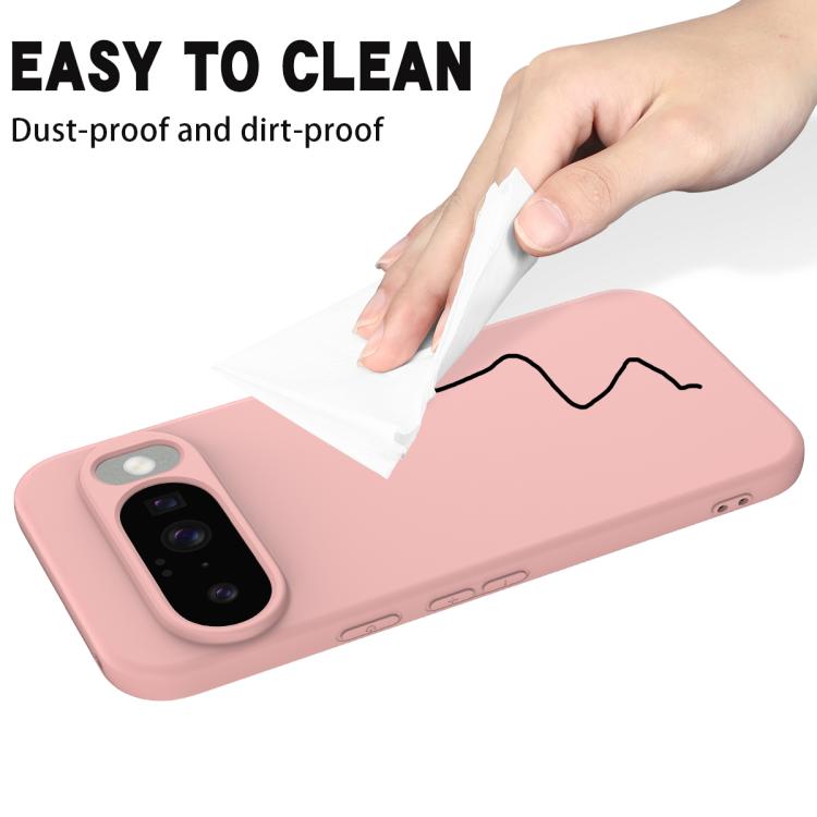 For Google Pixel 10 Pure Color Liquid Silicone Shockproof Phone Case(Pink) - free shipping - PMC TechLife - Order now!