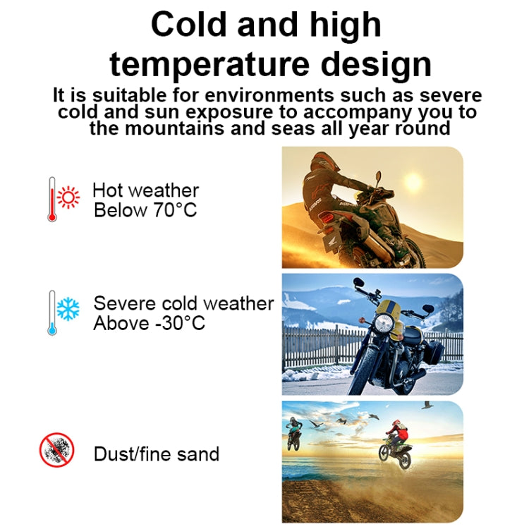M9 Color Screen Motorcycle Solar Wireless Tire Pressure Monitor With Handbar Mount - Electrical System by PMC TechLife | Online Shopping South Africa | PMC TechLife | Buy Now Pay Later Mobicred