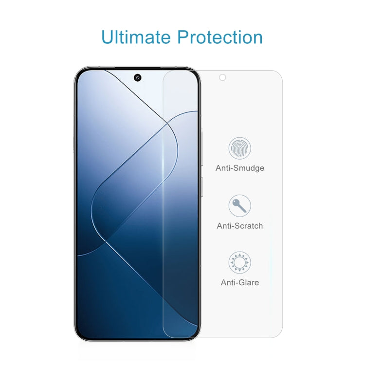 For Xiaomi 14 10pcs 0.26mm 9H 2.5D Tempered Glass Film - 14 Tempered Glass by PMC TechLife | Online Shopping South Africa | PMC TechLife