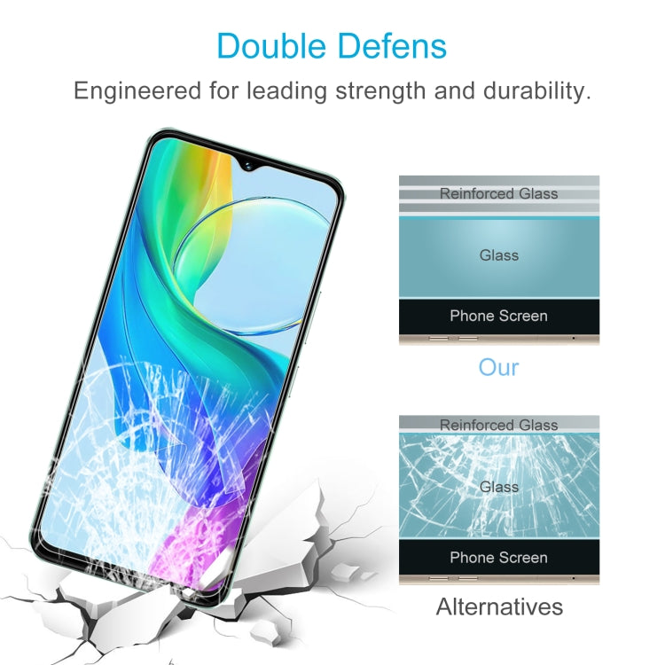 For vivo Y18e / Y18 / Y28 4G 50pcs 0.26mm 9H 2.5D Tempered Glass Film - vivo Tempered Glass by PMC TechLife | Online Shopping South Africa | PMC TechLife | Buy Now Pay Later Mobicred