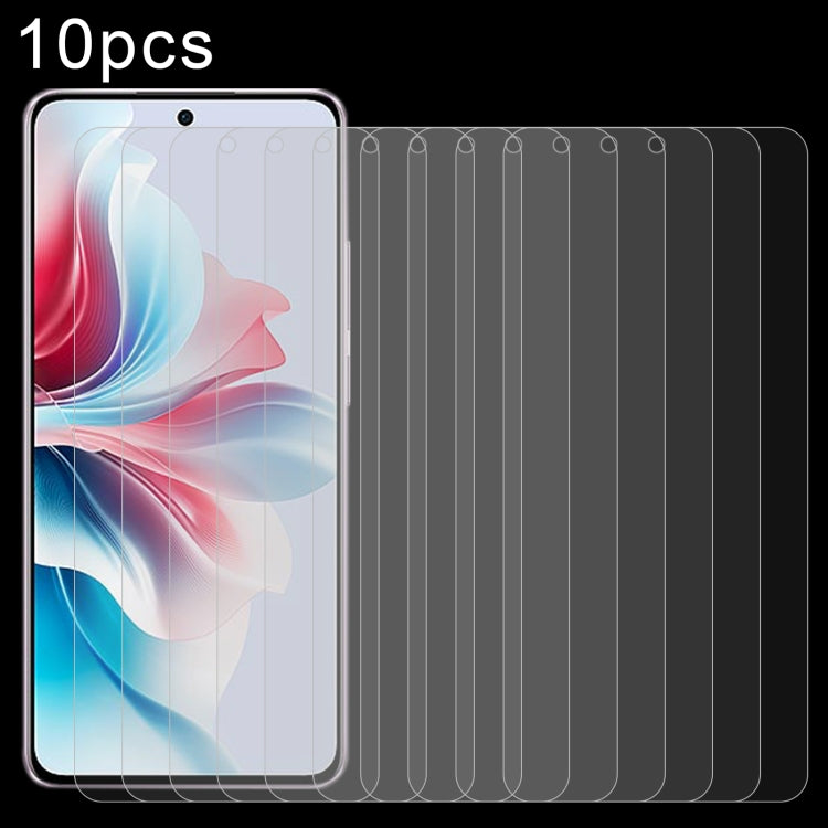 For OPPO Reno11 F / F25 Pro 10pcs 0.26mm 9H 2.5D Tempered Glass Film - Reno11 F Tempered Glass by PMC TechLife | Online Shopping South Africa | PMC TechLife | Buy Now Pay Later Mobicred