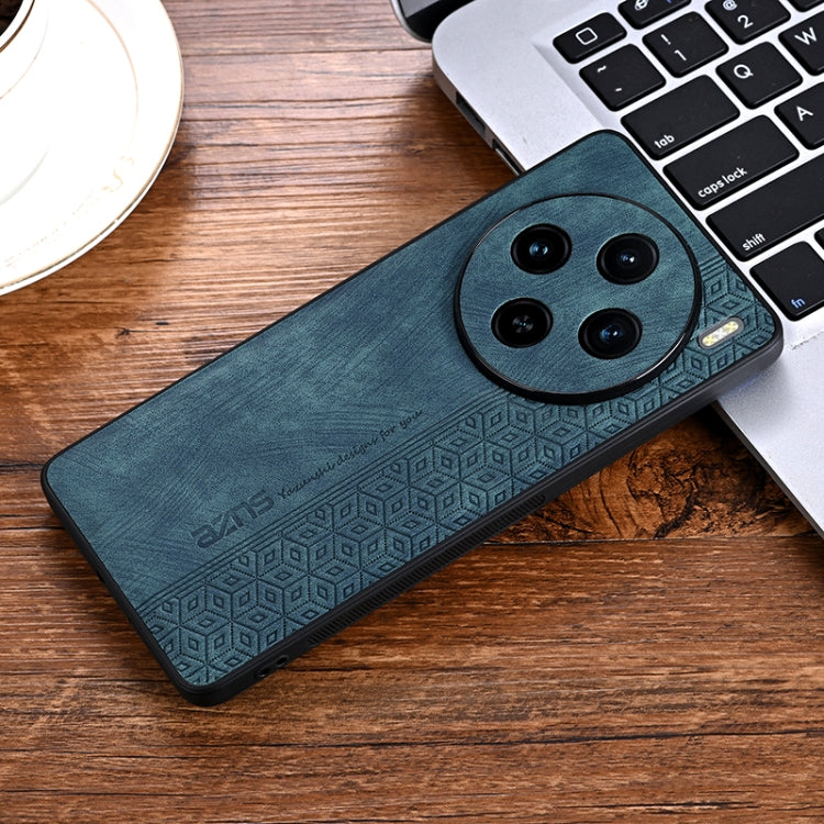 For vivo X100 AZNS 3D Embossed Skin Feel Phone Case(Dark Green) - vivo Cases by AZNS | Online Shopping South Africa | PMC Jewellery | Buy Now Pay Later Mobicred