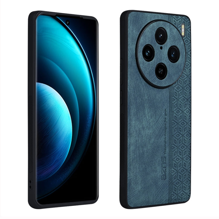 For vivo X100 Pro AZNS 3D Embossed Skin Feel Phone Case(Dark Green) - vivo Cases by AZNS | Online Shopping South Africa | PMC Jewellery | Buy Now Pay Later Mobicred