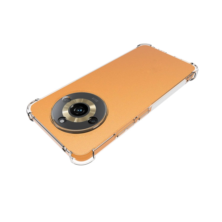 For Realme 11 5G Shockproof Non-slip Thickening TPU Phone Case(Transparent) - Realme Cases by PMC TechLife | Online Shopping South Africa | PMC TechLife | Buy Now Pay Later Mobicred