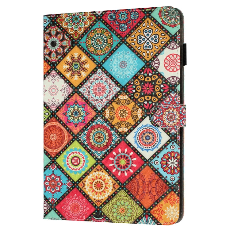 For iPad 10.2 2021 / 2020 Painted Leather Smart Tablet Case(Ethnic Style) - iPad 10.2 Cases by PMC TechLife | Online Shopping South Africa | PMC TechLife