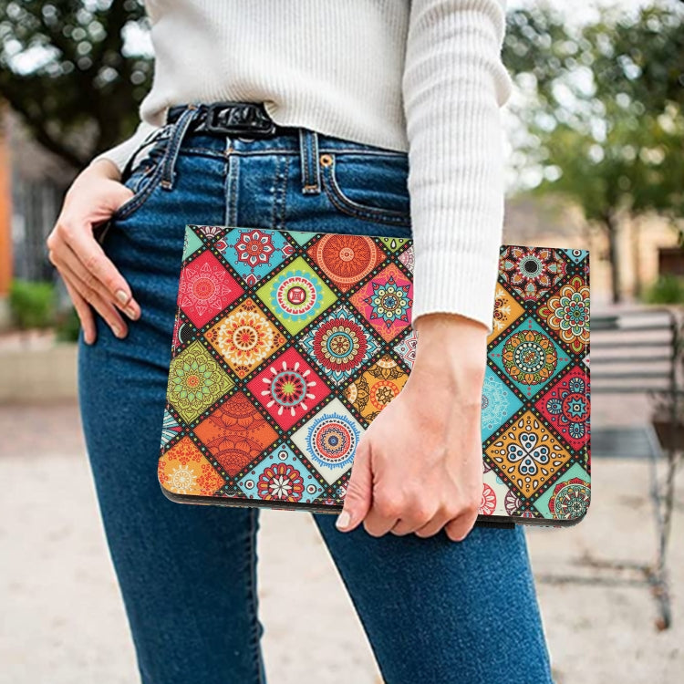 For iPad 10.2 2021 / 2020 Painted Leather Smart Tablet Case(Ethnic Style) - iPad 10.2 Cases by PMC TechLife | Online Shopping South Africa | PMC TechLife