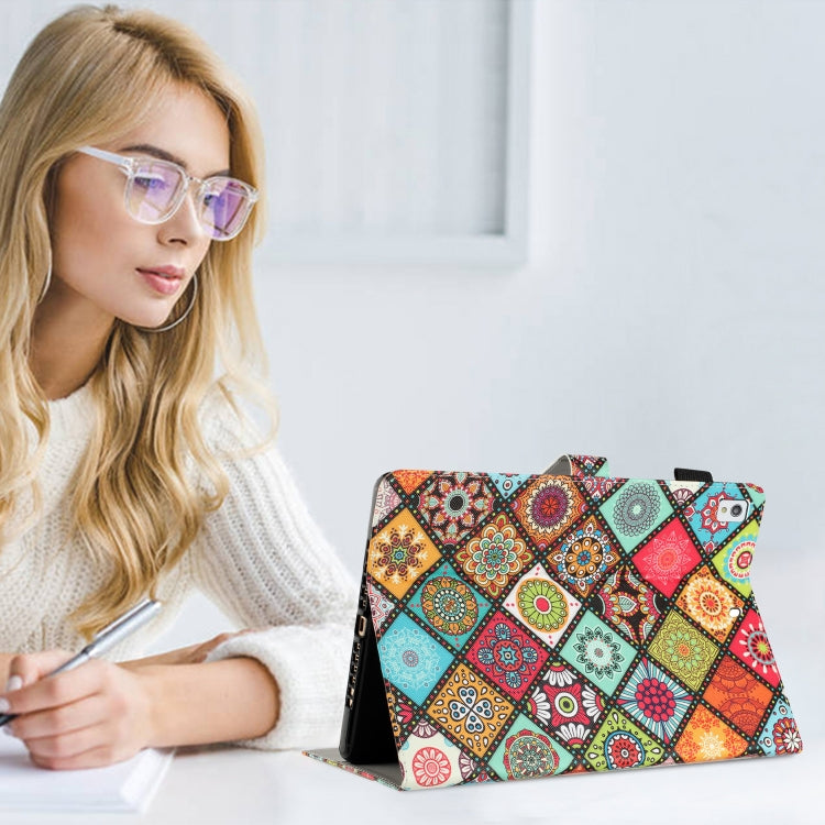 For iPad 10.2 2021 / 2020 Painted Leather Smart Tablet Case(Ethnic Style) - iPad 10.2 Cases by PMC TechLife | Online Shopping South Africa | PMC TechLife