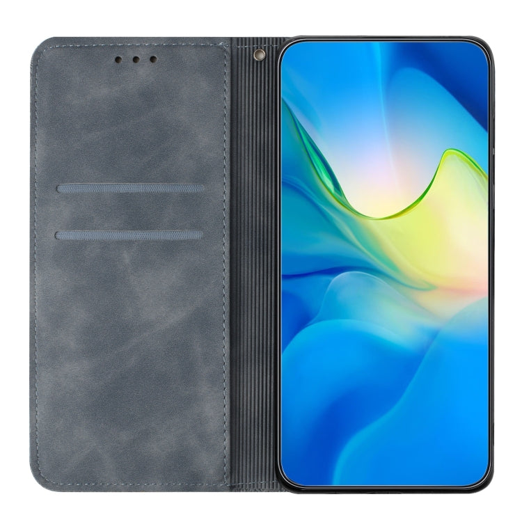 For Xiaomi Redmi Note 13 Pro 5G Ethnic Embossed Adsorption Leather Phone Case(Grey) - Note 13 Pro Cases by PMC TechLife | Online Shopping South Africa | PMC TechLife | Buy Now Pay Later Mobicred