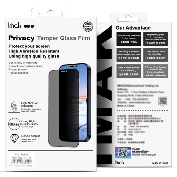 For Samsung Galaxy S24 Ultra 5G imak HD Full Screen Anti-spy Tempered Glass Protective Film - Galaxy S24 Ultra 5G Tempered Glass by imak | Online Shopping South Africa | PMC TechLife | Buy Now Pay Later Mobicred