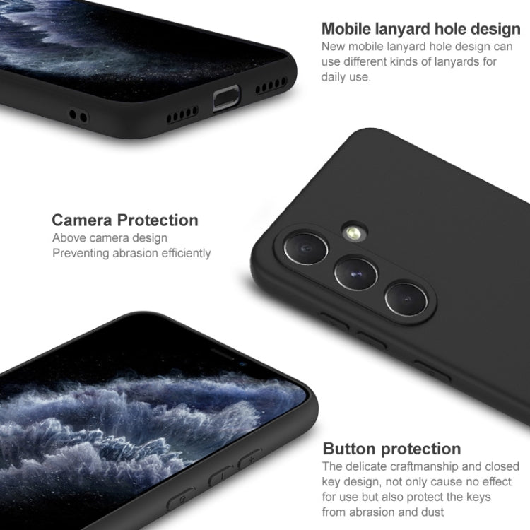 For Samsung Galaxy S24+ 5G IMAK UC-3 Series Shockproof Frosted TPU Phone Case(Black) - free shipping - PMC Jewellery - Order now!